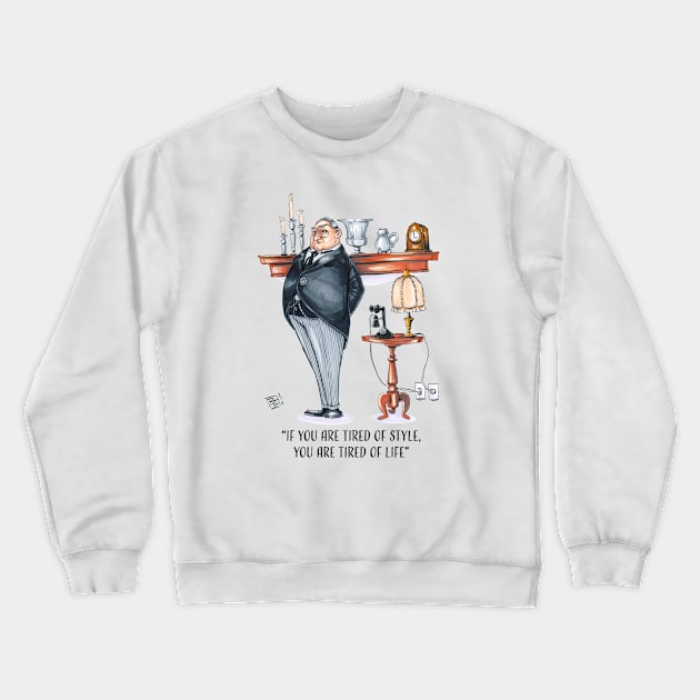 Style and Life Quote - Carson Crewneck Sweatshirt by obillwon